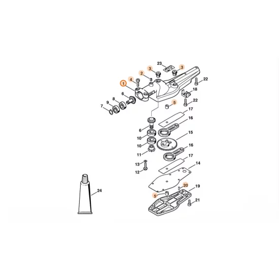 STIHL  Obudowa przekładni 4230 640 0504